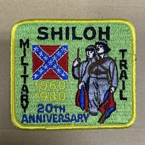 Shiloh Military Trail 20th Anniversary Patch 1960-1980 Boy Scouts - Picture 1 of 2