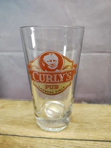 Curly's Pub (Lambeau Field) Pint Glas mit Fußball im Glasboden. - Bild 1 von 5