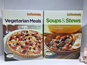 Good Housekeeping Cookbook Vegetarian Meals Soups & Stews Illustrated Recipes - Picture 1 of 13