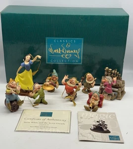 Walt Disney Classics WDCC Snow White & Seven Dwarfs Ornaments Box Set #1204380 - Picture 1 of 19