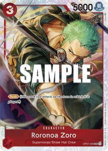 Roronoa Zoro (OP01-025) (Ultra Deck: The Three Captains) [Promoción One Piece C - Imagen 1 de 1