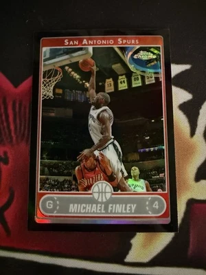 2006-07 Topps Chrome - Michael Finley #49 Black Refractor /99 - Image 1 of 3