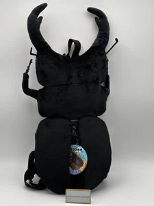 Insect Backpack Plush Giant stag beetle Black H46cm × W20 cm Japan New - Picture 1 of 9