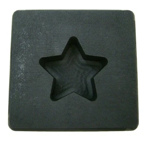 1 oz Gold Texas STAR Shape High Density Graphite Mold .5 oz Silver Bar-USA Made - Bild 1 von 4