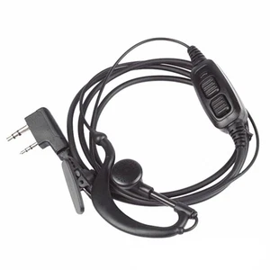 Dual PTT Headset w/ Invisible Microphone Mic for Baofeng BF-UV5R UV82 UV82L UV89 - Zdjęcie 1 z 12