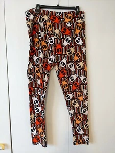 LuLaRoe Women's Halloween Leggings TC2 Skulls and Bones - Picture 1 of 3