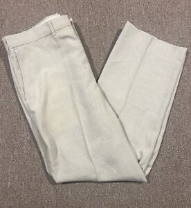 Vintage Haggar Cream Dress Pants Mens 36x30