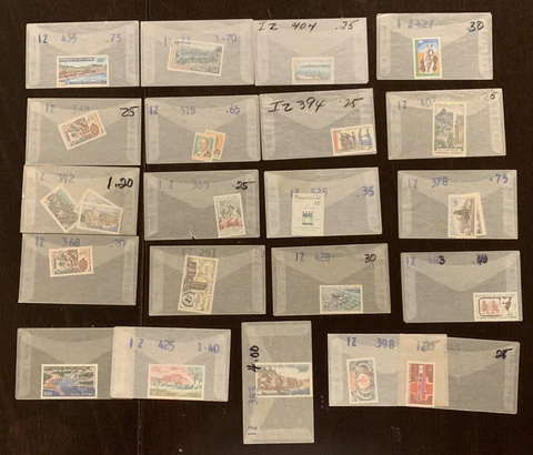 MINT IVORY COAST STAMP LOT IN GLASSINES, NICE COLLECTION Cover