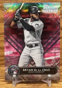 BRYAN De La CRUZ Magenta Refractor /75 Rookie | 2022 Bowman Sterling YANKEES - Picture 1 of 2