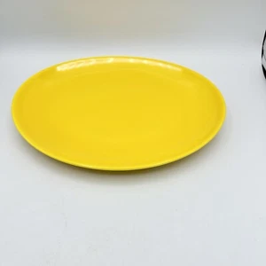 Homer Laughlin OVAL PLATTER Yellow RHYTHM PLATE 11.5x9" *READ* Serving Dish - Picture 1 of 7
