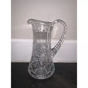 ¡NUEVO! Aplicación jarra de agua pesada American Brilliant Cut Glass. 10,5" de alto - Imagen 1 de 5