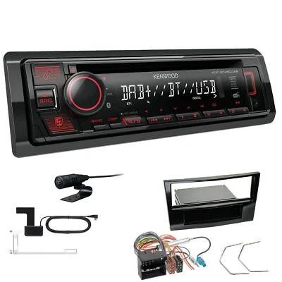 Kenwood KDC-BT450DAB Radio Bluetooth für Opel Astra H Twin Top piano black - Bild 1 von 4
