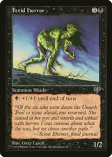 Magic MTG Tradingcard Mirage 1996 Fetid Horror