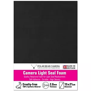 Sello de luz espuma 2mm 21cm x 15cm autoadhesivo para cámara fotográfica réflex - Imagen 1 de 4
