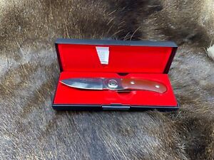 Gerber Paul Red Micarta Axial LockSeries II Model 2 Locking Knife Mint In Case++