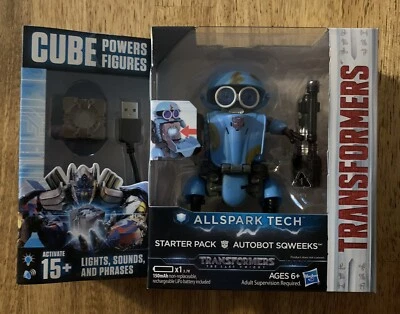 Transformers Autobot Squeeks Cube Power Figures Allspark Tech Starter Pack - Nuevo Foto 1 de 4