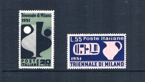 1/2 off $40.00 Scott Value - 1951 ITALY Milan's Triennial Art Exh CV MNH NH UMM - Picture 1 of 3