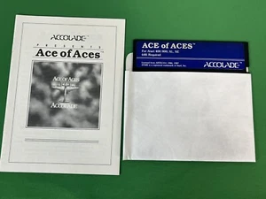 Disquete Ace of Aces con Manua, L Atari - XE/XL/400/800 5,25 - Imagen 1 de 2