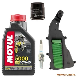 KIT TAGLIANDO PIAGGIO LIBERTY 125 150 IGET + FILTRI E CANDELA TUTTO ORIGINALE - Imagen 1 de 5