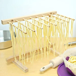 Pasta Drying Rack Collapsible Folding Wooden Rack ~ GREAT GIFT - Picture 1 of 6