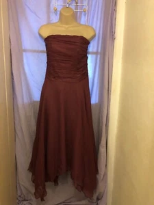 Monsoon evening/ cocktail dress, with boned bodice & floaty layered skirt UK 12 - Picture 1 of 18