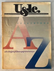 U&lc. Zeitschriftenband fünfzehn, Nummer zwei, Mai 1988 VINTAGE TYPOGRAFIE - Bild 1 von 7