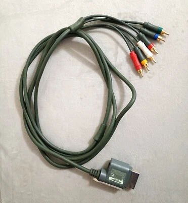 OEM Genuine Xbox 360 RGB cable Audio adapter A/V RCA Video cord HDTV component  - Image 1 of 4