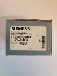 Unidad de detección de temperatura ambiente SIEMENS serie 2200 RTS - QAA22SS.EWSN NUEVA EN CAJA - Imagen 1 de 3
