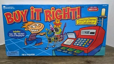 Juego de mesa para niños Learning Resources Buy it Right Shopping (LER2652) NUEVO precintado  Foto 1 de 4
