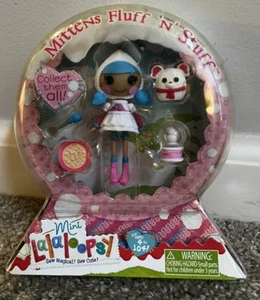 Mini Lalaloopsy Puppen Fäustlinge Fluff N Stuff Serie 10 #1 Schneekugel Neu - Bild 1 von 4