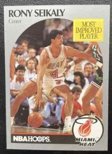 1990 NBA Hoops Most Improved Player #169 Rony Seikaly - Picture 1 of 2