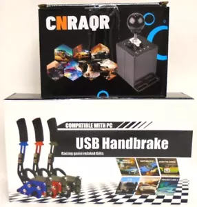 PC USB Simulador Palanca de cambios + Freno de mano con abrazadera para Logitech y Thrustmaster - Imagen 1 de 22
