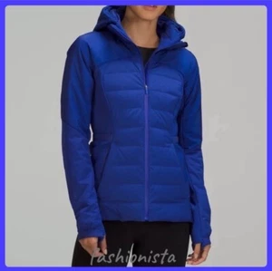 Lululemon Womens Down For It All Jacket Water Resistant Psychic Blue PSYH Sz.6 - Picture 1 of 9