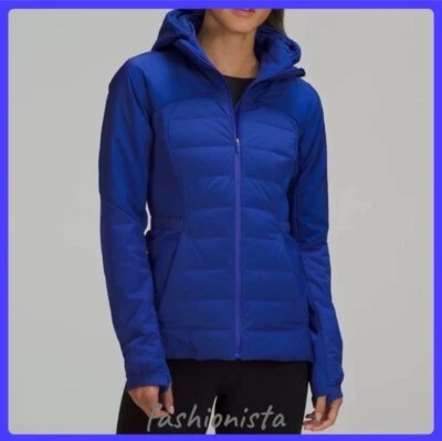 Chaqueta Lululemon Mujer Down For It All Resistente al Agua Azul Psíquico PSYH Talla 6 Foto 1 de 4