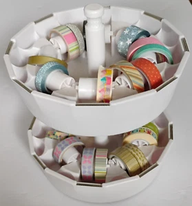 We R Memory Keepers Double Tier Washi Tape Holder - (23) Washi Tapes Included - Picture 1 of 3