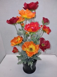 Artificial poppy table decoration. - Picture 1 of 6