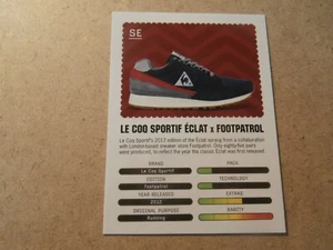 SNEAKERS LE COQ SPORTIF ECLAT, TRADING "ROOKIE" CARD, COLLECTOR (JT29) - Imagen 1 de 1