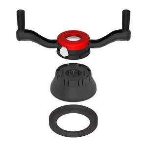 Wheel Balancer Haweka SoftGrip Quick Hub Wing Nut Set 40mm X 3mm Shaft Accuturn - Bild 1 von 4