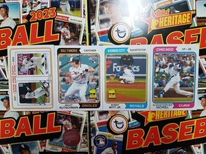 2023 Topps Heritage Baseball (1-250) COMPLETE YOUR SET - YOU PICK FROM LIST - Picture 1 of 250