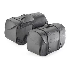 Kappa KMLW01 Borse Laterali in Pelle Stile Caffe' Racer 28 Litri Ognuna Afs Roma - Imagen 1 de 5