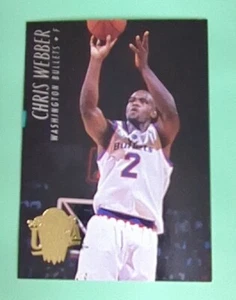 1994-95 Ultra Washington Bullets Basketball Card #348 Chris Webber  - Picture 1 of 2