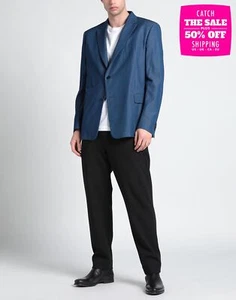 RRP €1350 VALENTINO Light Denim Blazer Jacket IT48 US38 M Wool Blend Blue - Imagen 1 de 6