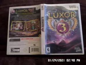 Luxor 3 (Nintendo Wii) = KOMPLETT mit Hülle & Bedienungsanleitung - Bild 1 von 2