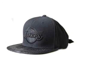 Mitchell & Ness Los Angeles Lakers XL Logo Black Python Hat - Just Don Style Hat - Bild 1 von 2