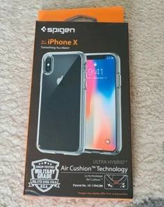 Iphone x/xs case Spigen Clear New Opened box - Picture 1 of 2