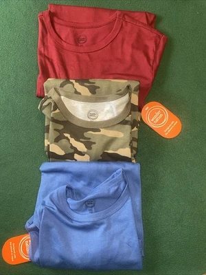 Wonder Nation Boys 3 Piece Long Sleeve Tough,Henley Tee Shirts XXL(18 One No Tag - Image 1 of 4