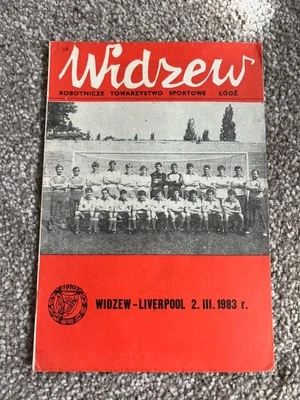 WIDZEW LODZ V LIVERPOOL EUROPEAN CUP 1982-83 - Image 1 of 2