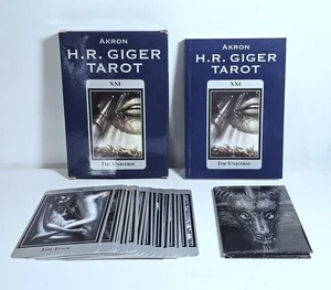 H. R. Giger Tarot by Akron - 22 Card Set W / Book & Poster - 2000 - Picture 1 of 7
