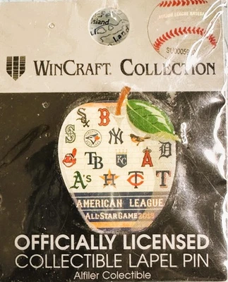 2013 MLB All-Star Game American League Apple Teams Lapel Pin Official Licensed - Image 1 of 2