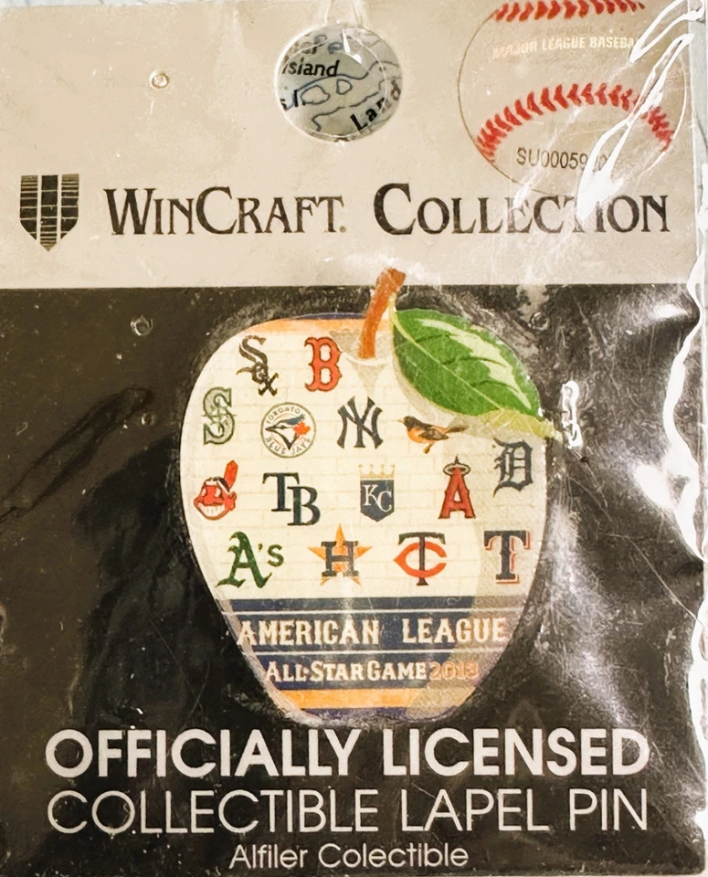 2013 MLB All-Star Game American League Apple Teams Lapel Pin Official Licensed - Image 1 of 2